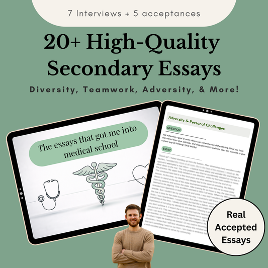 20+ Medical School Secondary Essays